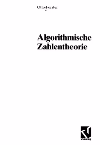 خرید و دانلود نسخه کامل کتاب Algorithmische Zahlentheorie