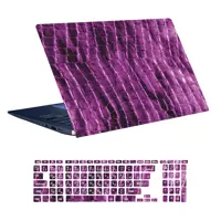 استیکر لپ تاپ توییجین و موییجین طرح Snake کد 07 مناسب برای لپ تاپ 15.6 اینچ به همراه برچسب حروف فارسی کیبورد 