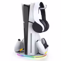 پایه نگهدارنده و شارژر PS5 چند منظوره RGB آی پگا PG-P5S045
