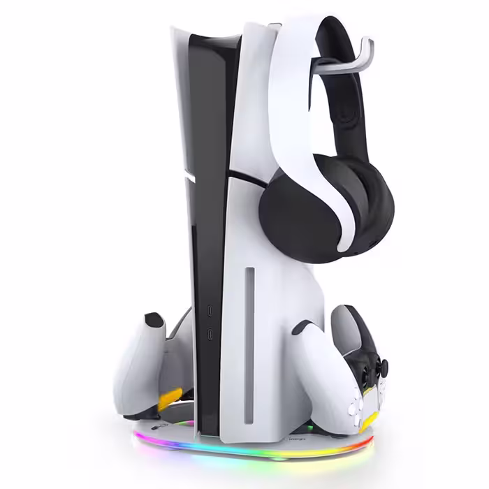 پایه نگهدارنده و شارژر PS5 چند منظوره RGB آی پگا PG-P5S045