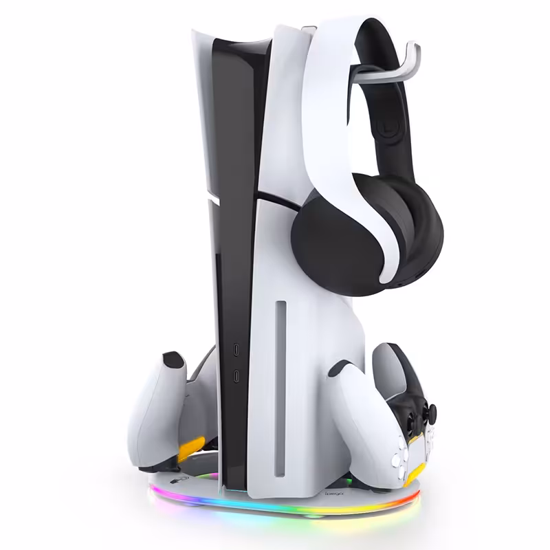 پایه نگهدارنده و شارژر PS5 چند منظوره RGB آی پگا PG-P5S045
