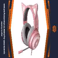 هدست با‌ سیم Razer Kraken Kitty Edition – رنگ Quartz Pink