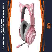 هدست با‌ سیم Razer Kraken Kitty Edition – رنگ Quartz Pink