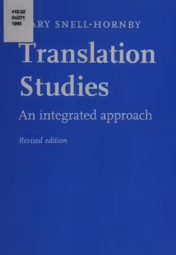 خرید و دانلود نسخه کامل کتاب Translation studies - An integrated approach