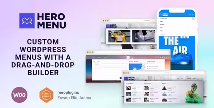 دانلود افزونه مگامنو وردپرس Hero Menu