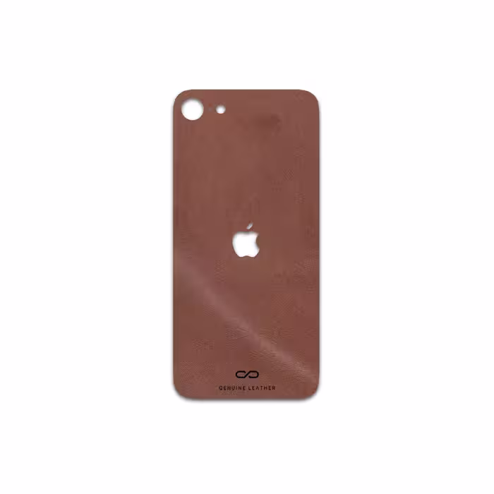 برچسب پوششی ماهوت مدل Matte-Natural-Leather مناسب برای گوشی موبایل اپل iPhone SE 2022
