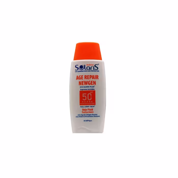 فلوئید ضدآفتاب و ضدچروک سطحی انواع پوست آردن سولاریس (SPF50)