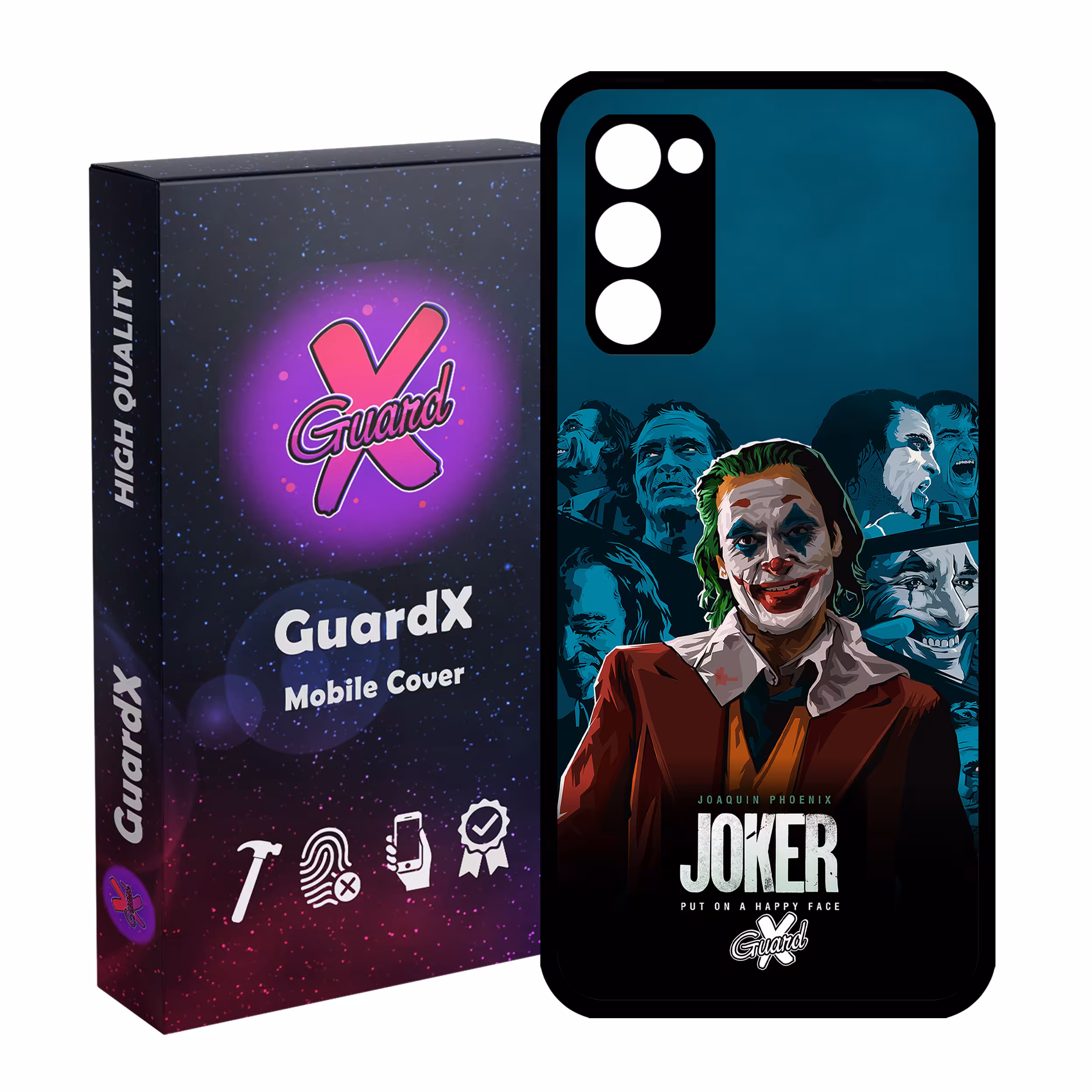 کاور گارد ایکس طرح جوکر مدل Glass10201 مناسب برای گوشی موبایل سامسونگ Galaxy S20 FE