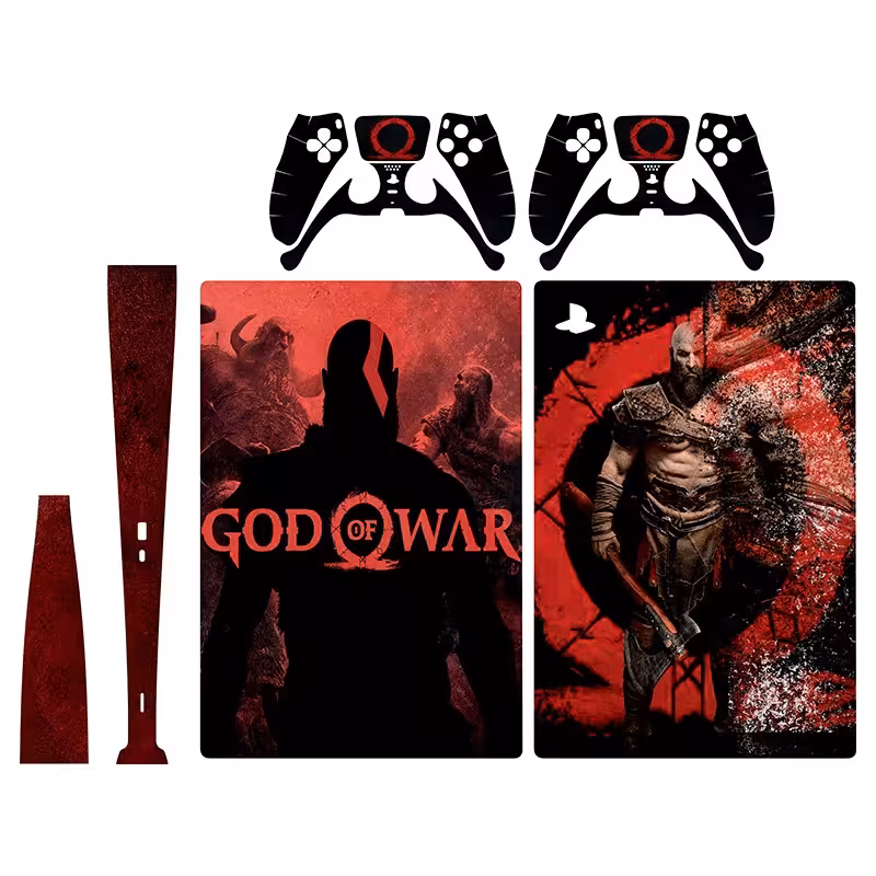 اسکین(برچسب)Playstation 5-مدل دیجیتال -طرح god of war -کد7-سفارشی
