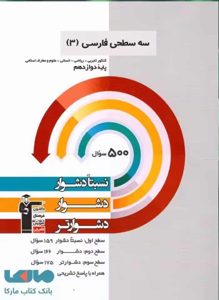 فارسی دوازدهم سه سطحی قلم چی