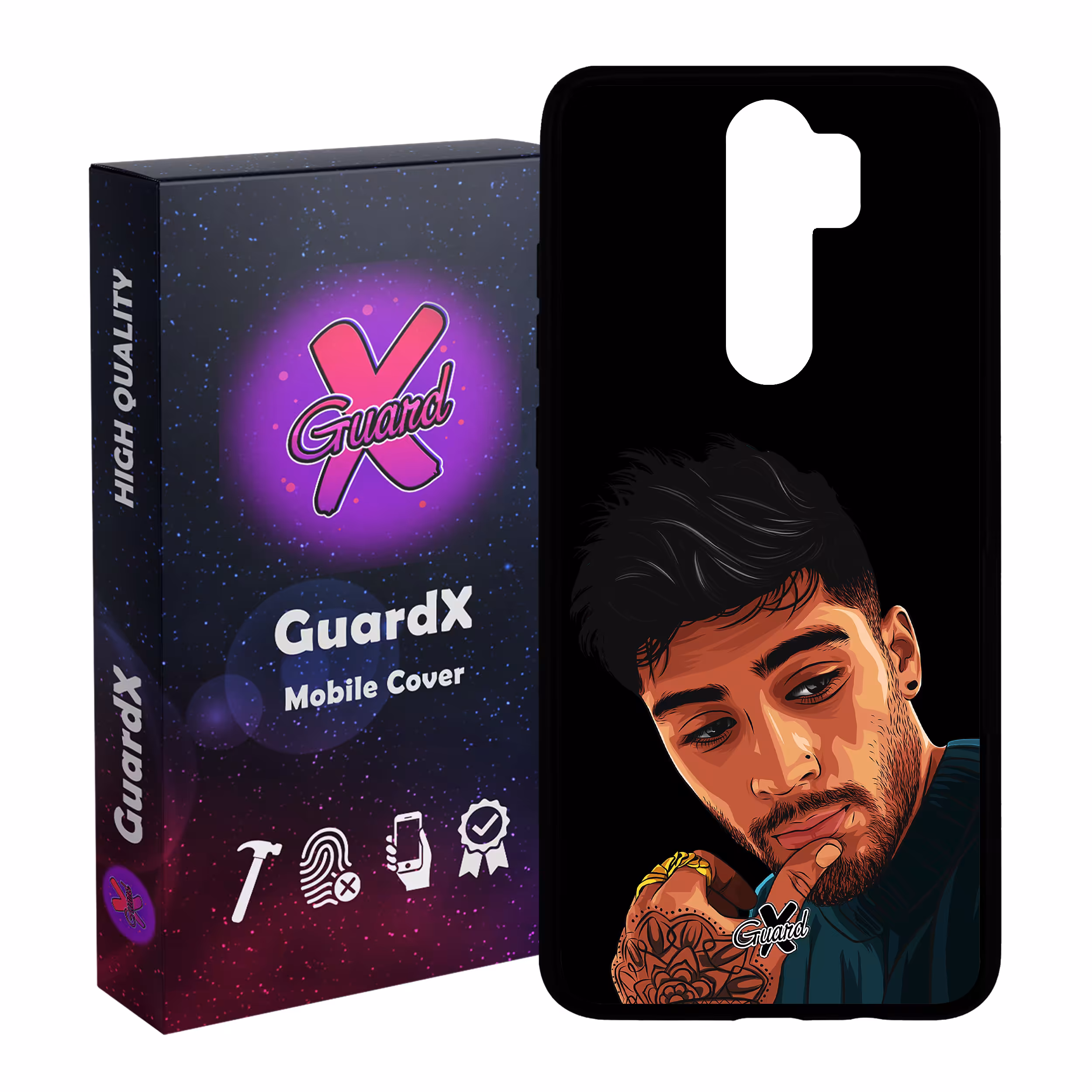 کاور گارد ایکس طرح Zayn مدل Glass10368 مناسب برای گوشی موبایل شیائومی Redmi Note 8 Pro