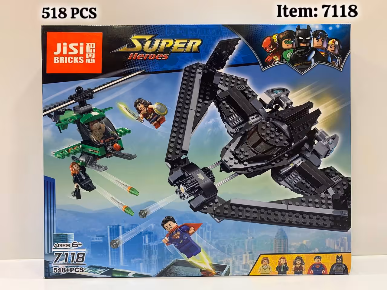 ساختنی  مدل Super Heroes 7118