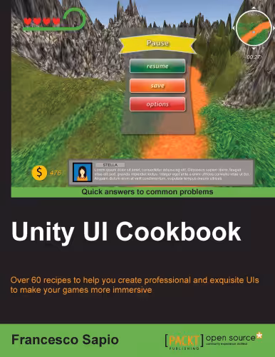خرید و دانلود نسخه کامل کتاب Unity UI Cookbook