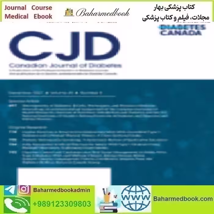 Canadian Journal of Diabetes Volume 45 Issue 1 to 8 2021