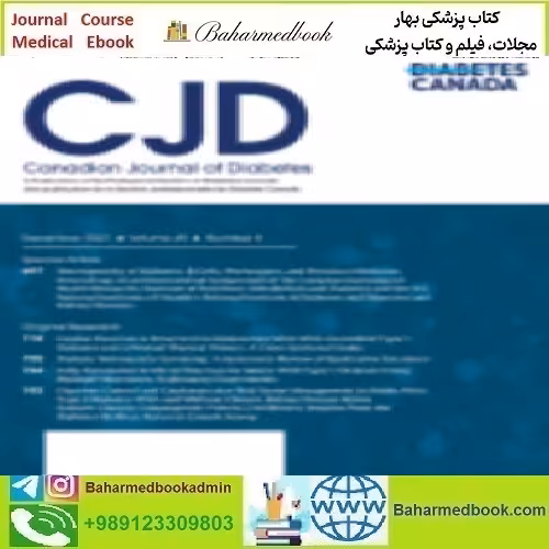 Canadian Journal of Diabetes Volume 45 Issue 1 to 8 2021