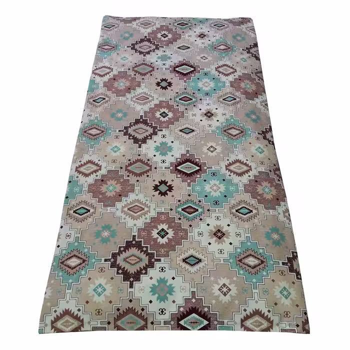 ملحفه تشک مهمان سندس مدل فیروزه کد F588 سایز 195x90 سانتی متر