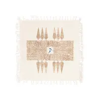 رومیزی چاپ دستی گدار مدل باغ کاشی