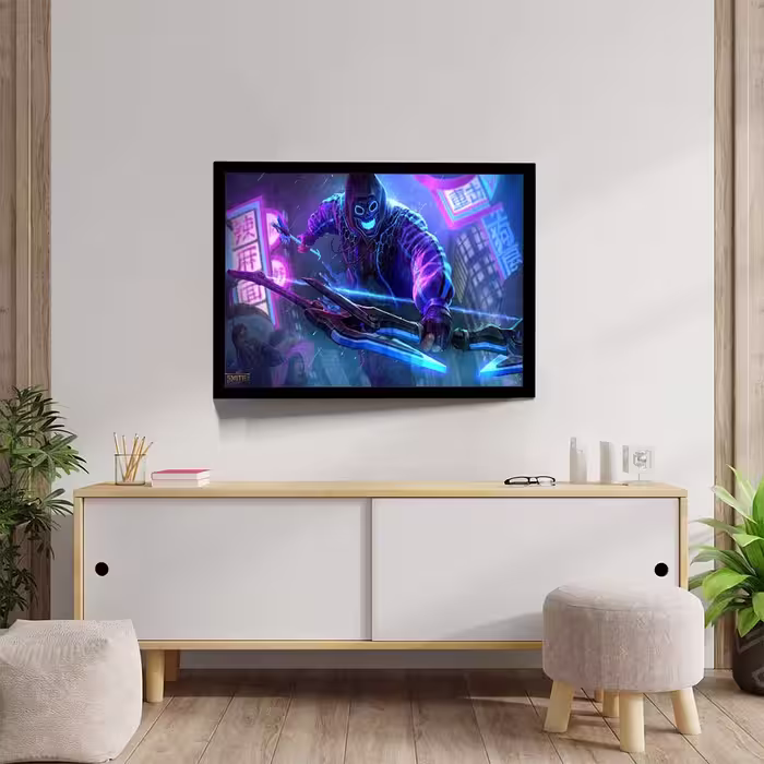 تابلو مدل smite neon hero کد F-17011