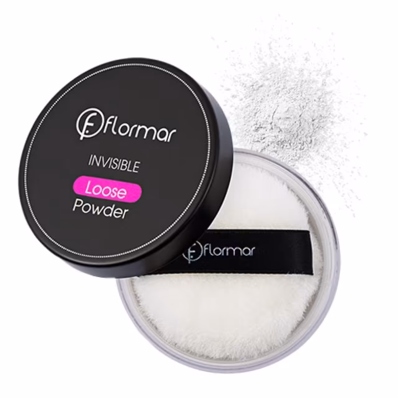 پودر تثبیت کننده آرایشی پودر فیکس فلورمار مدل Invisible Loose Powder