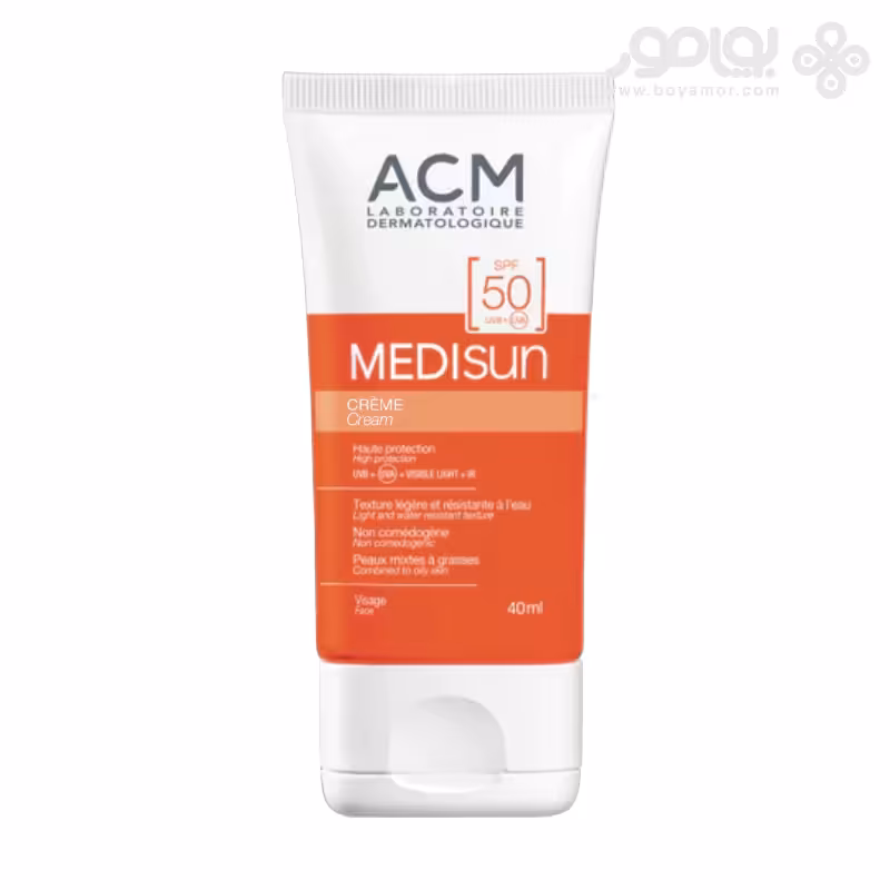 کرم ضد آفتاب ای سی ام مدل MEDISUN حاوی  SPF 50
