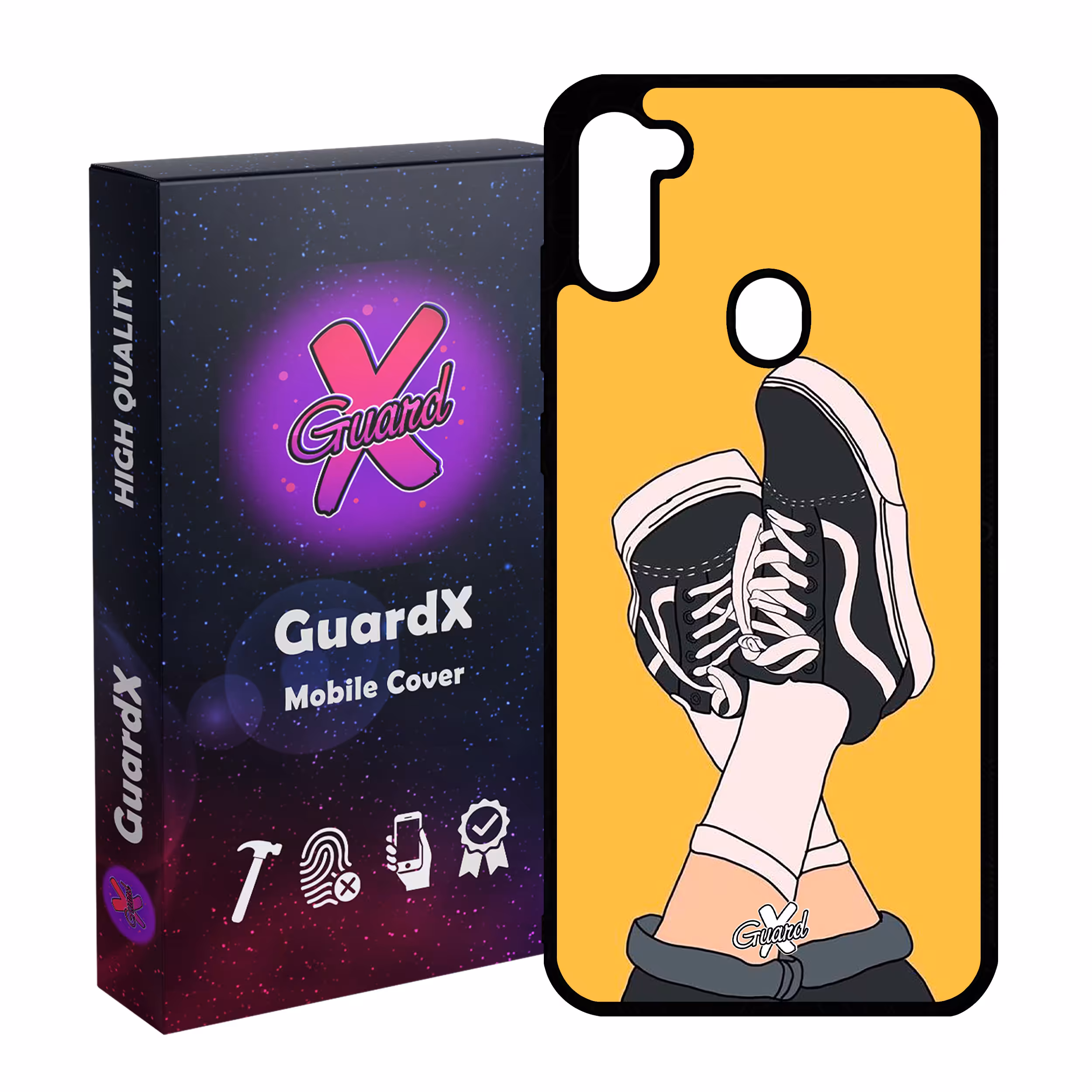 کاور گارد ایکس طرح Shoes مدل Glass10051 مناسب برای گوشی موبایل سامسونگ Galaxy A11 / M11