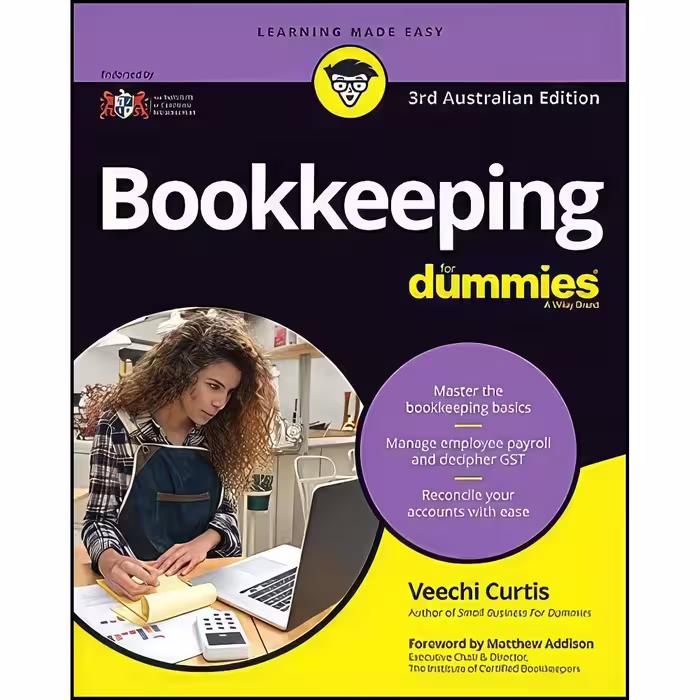 کتاب زبان اصلی Bookkeeping For Dummies اثر Veechi Curtis