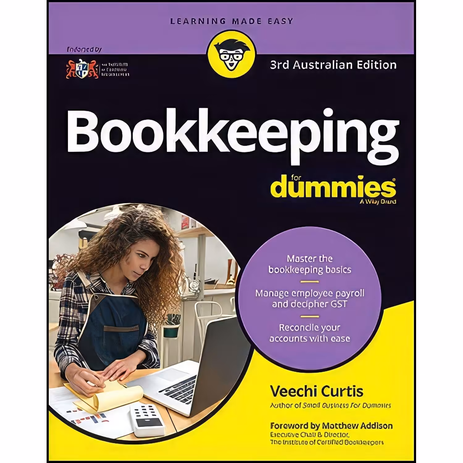 کتاب زبان اصلی Bookkeeping For Dummies اثر Veechi Curtis
