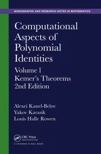 خرید و دانلود نسخه کامل کتاب Computational Aspects of Polynomial Identities: Volume l, Kemer’s Theorems