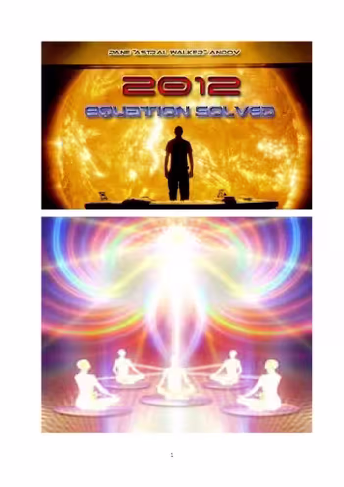 خرید و دانلود نسخه کامل کتاب 2012 Equation Solved (extended version)