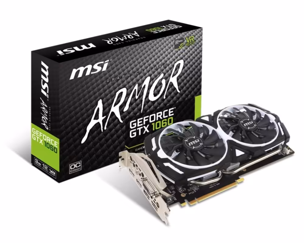 کارت گرافیک ام اس آی GTX 1060 ARMOR 2X OCV1 3GB