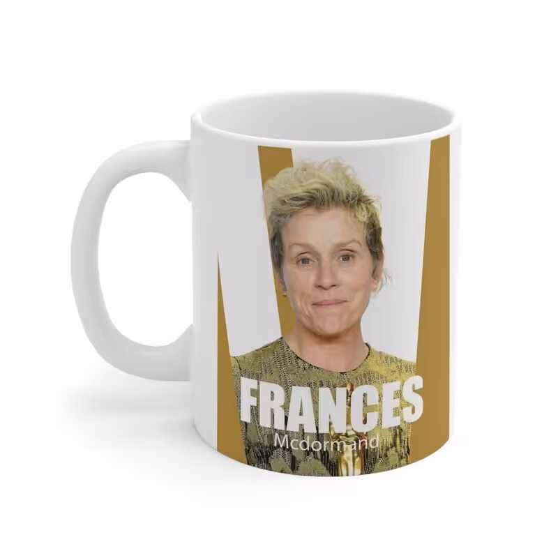 ماگ طرح Frances McDormand فرانسیس مک دورمند  مدل NM2078