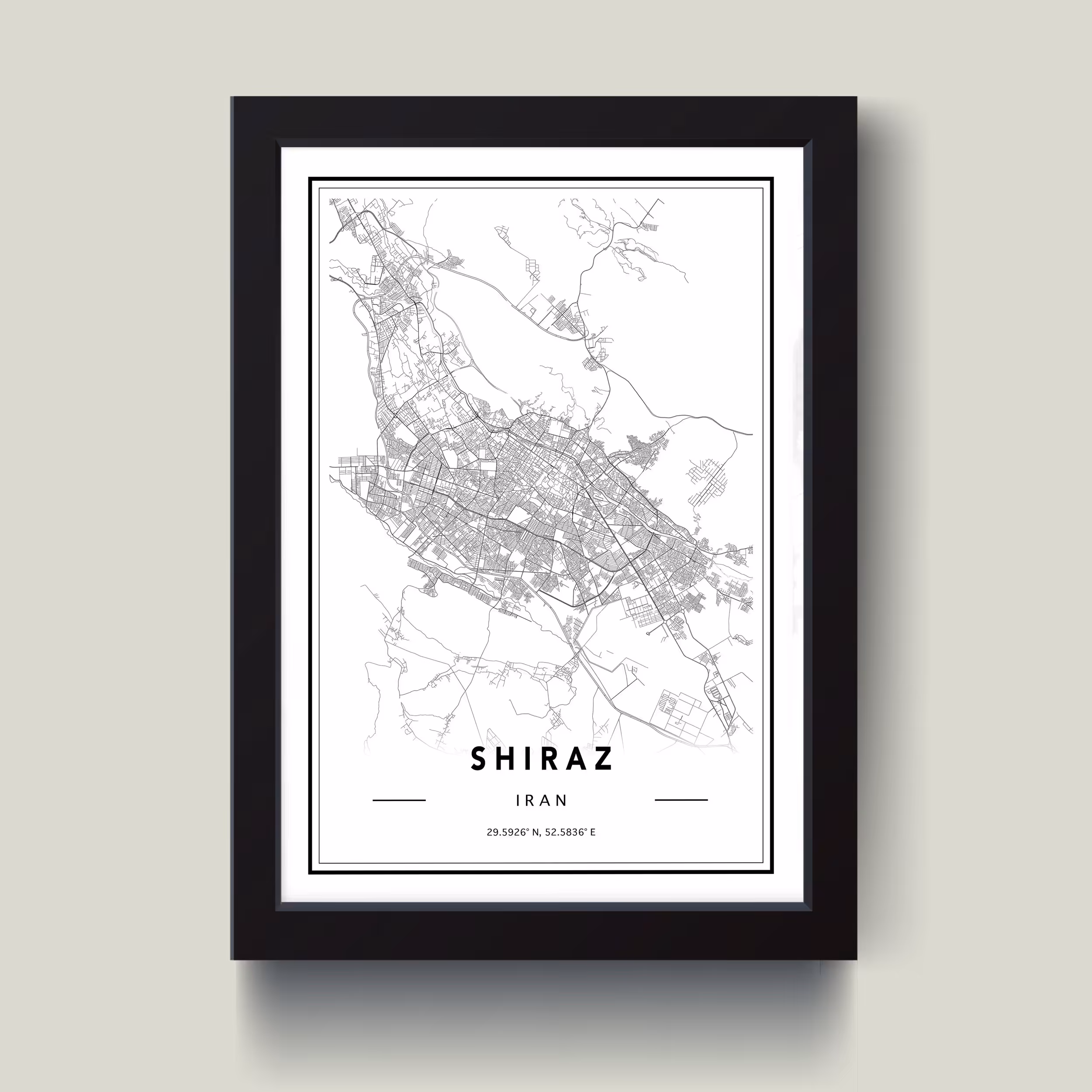 تابلو مدل شیراز Shiraz کدm2524-b