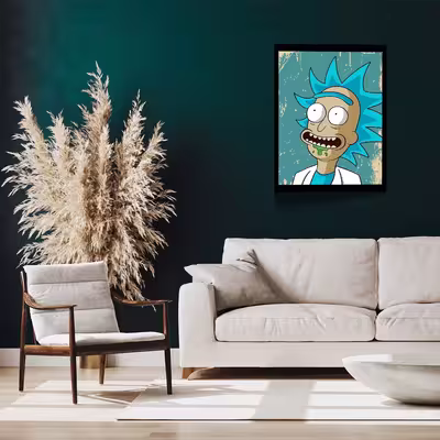 تابلو مدل Rick &amp; Morty کد F-1070