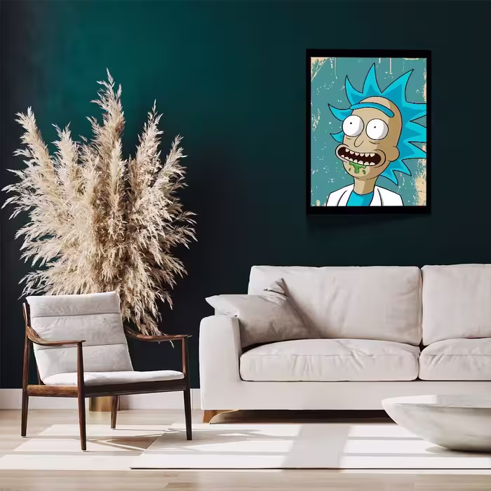 تابلو مدل Rick &amp; Morty کد F-1070