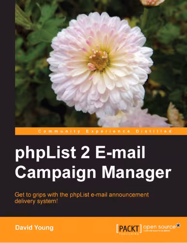 خرید و دانلود نسخه کامل کتاب PHPList 2 E-mail Campaign Manager