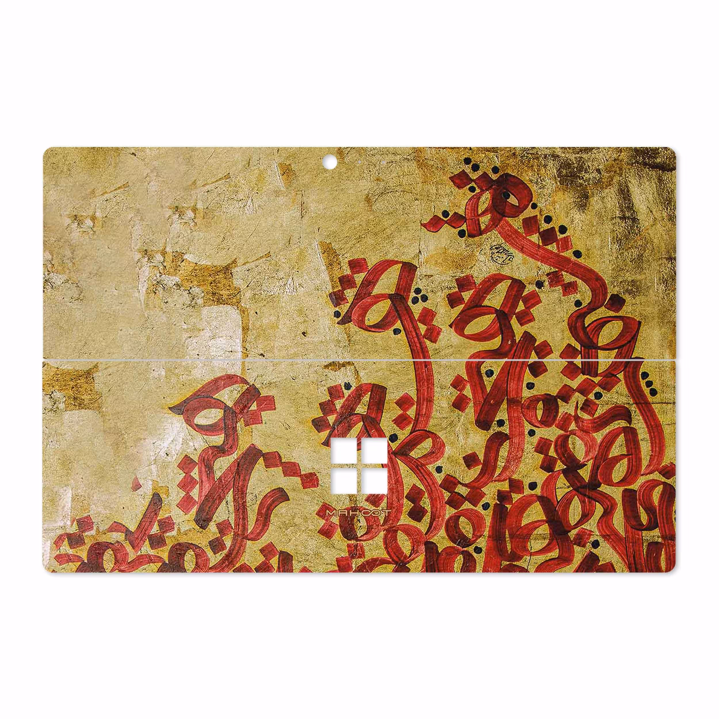 برچسب پوششی ماهوت مدل Nastaliq-5 مناسب برای تبلت مایکروسافت Surface Pro 4 2015