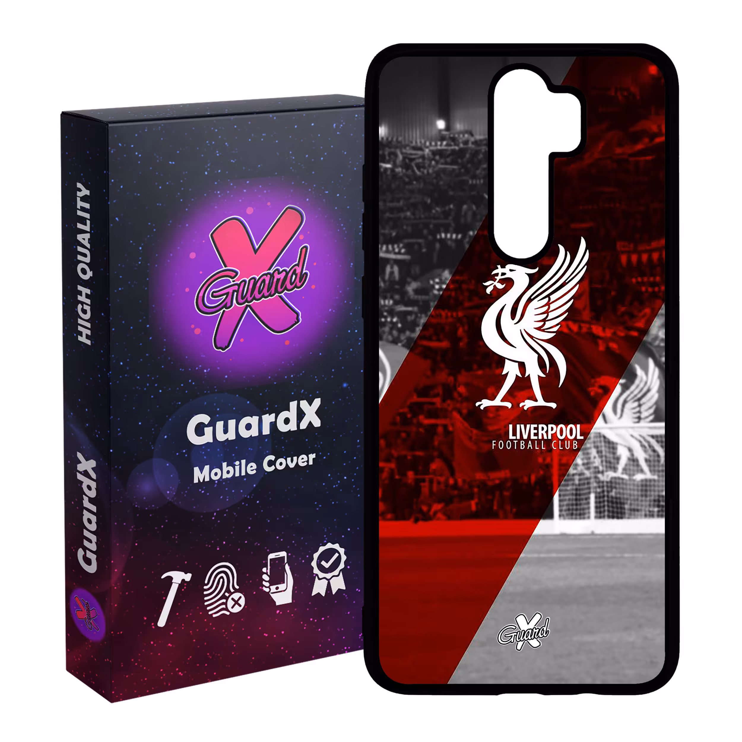 کاور گارد ایکس طرح Liverpool مدل Glass10045 مناسب برای گوشی موبایل شیائومی Redmi 9 / 9 Prime
