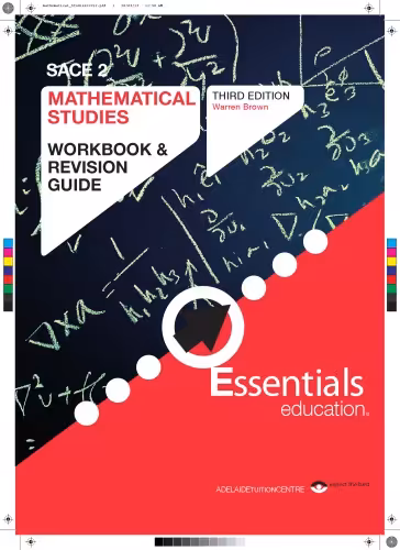 خرید و دانلود نسخه کامل کتاب Mathematical Studies WorkBook &amp; Revision Guide SACE Stage 2