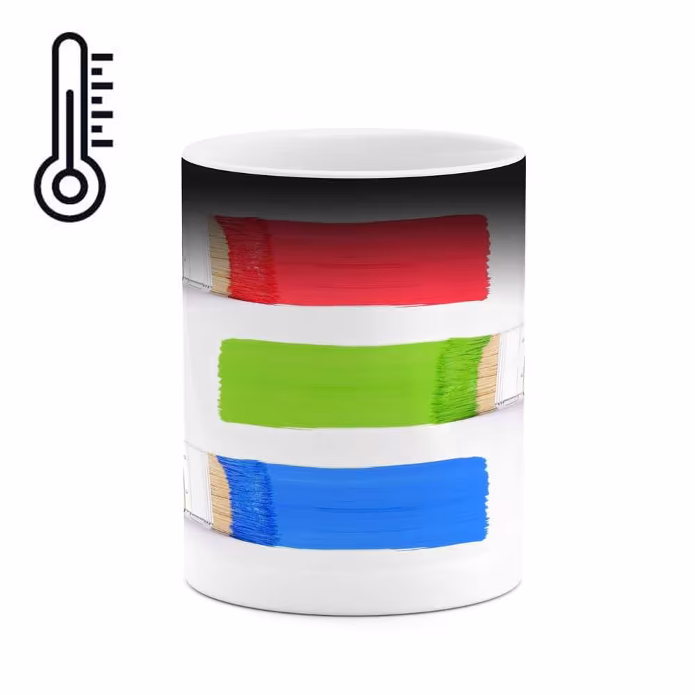 ماگ حرارتی کاکتی طرح رنگ مدل mgh15486