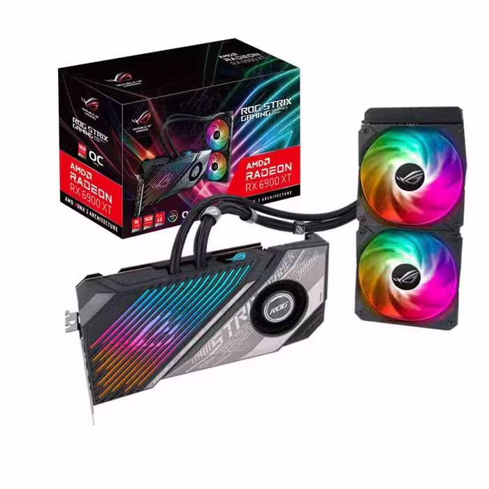 خرید کارت گرافیک ایسوس Graphics ASUS ROG STRIX LC RX6900XT O16G GAMING با بهترین قیمت
