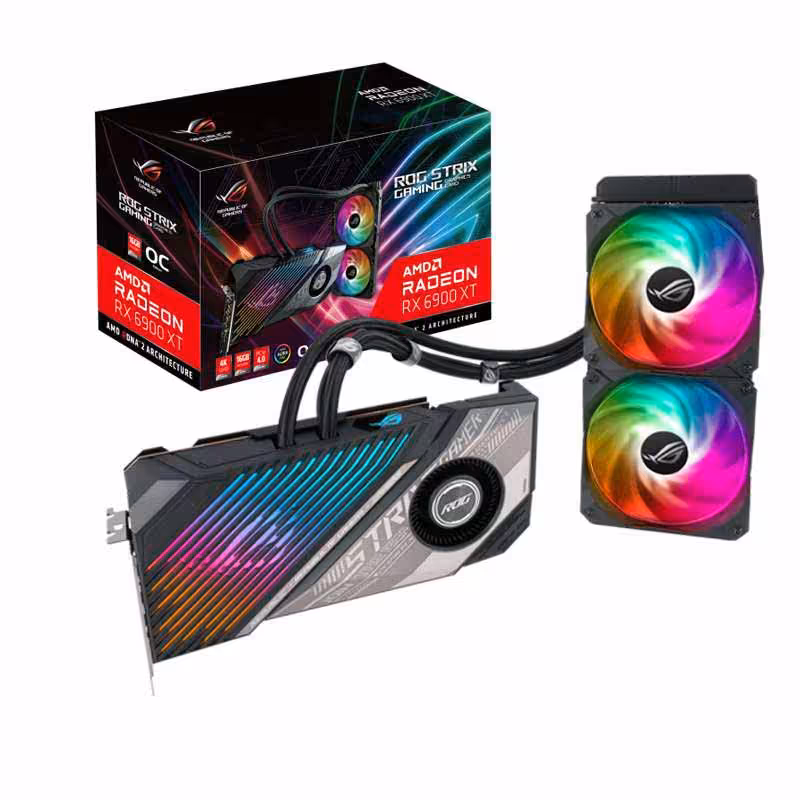 خرید کارت گرافیک ایسوس Graphics ASUS ROG STRIX LC RX6900XT O16G GAMING با بهترین قیمت