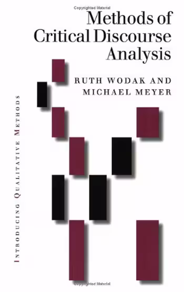 خرید و دانلود نسخه کامل کتاب Methods of Critical Discourse Analysis (Introducing Qualitative Methods series)