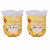 ژل خوشبو کننده هوا لمسر مدل lemon وزن 180 گرم بسته 2 عددی | کالا مکس