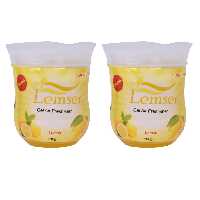 ژل خوشبو کننده هوا لمسر مدل lemon وزن 180 گرم بسته 2 عددی | کالا مکس