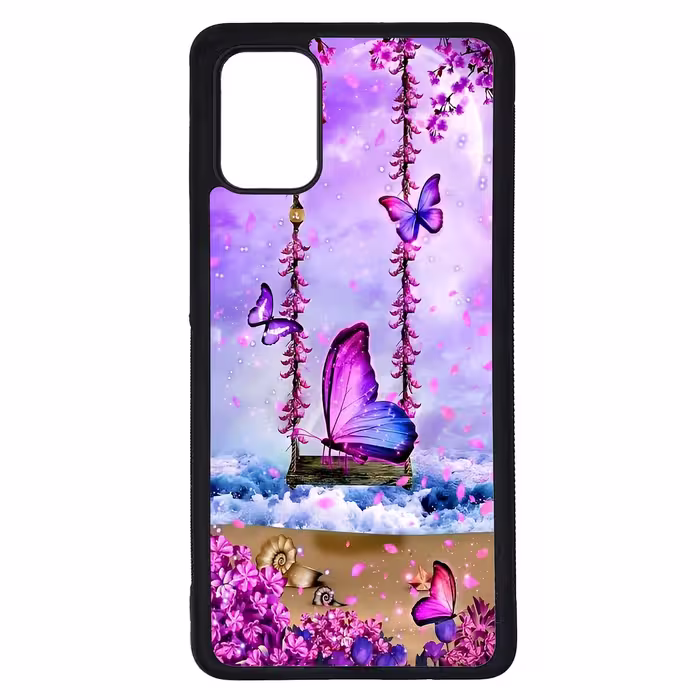 کاور طرح پروانه کد G-028 مناسب برای گوشی موبایل سامسونگ Galaxy A71 | دیجی قاب دونی