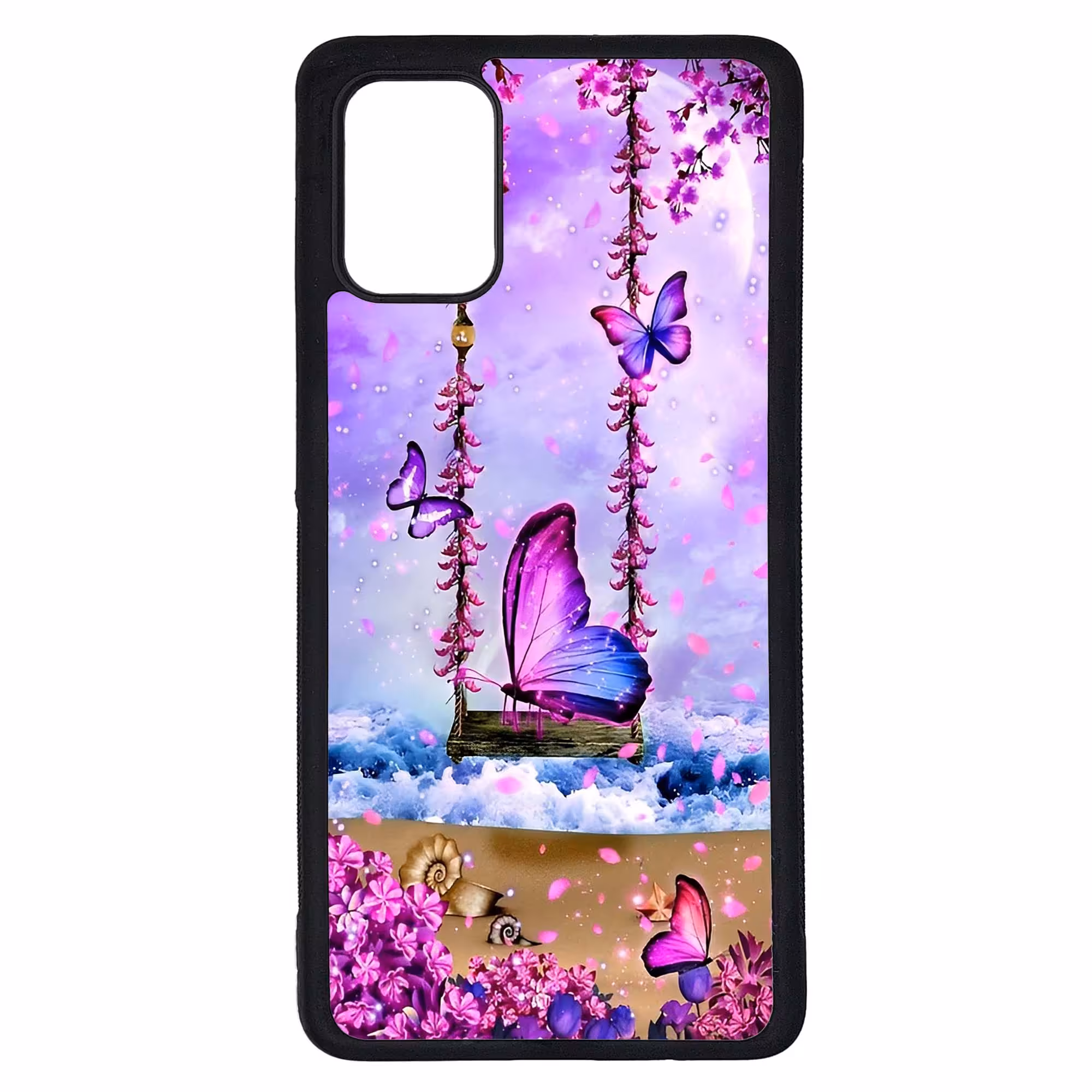 کاور طرح پروانه کد G-028 مناسب برای گوشی موبایل سامسونگ Galaxy A71 | دیجی قاب دونی