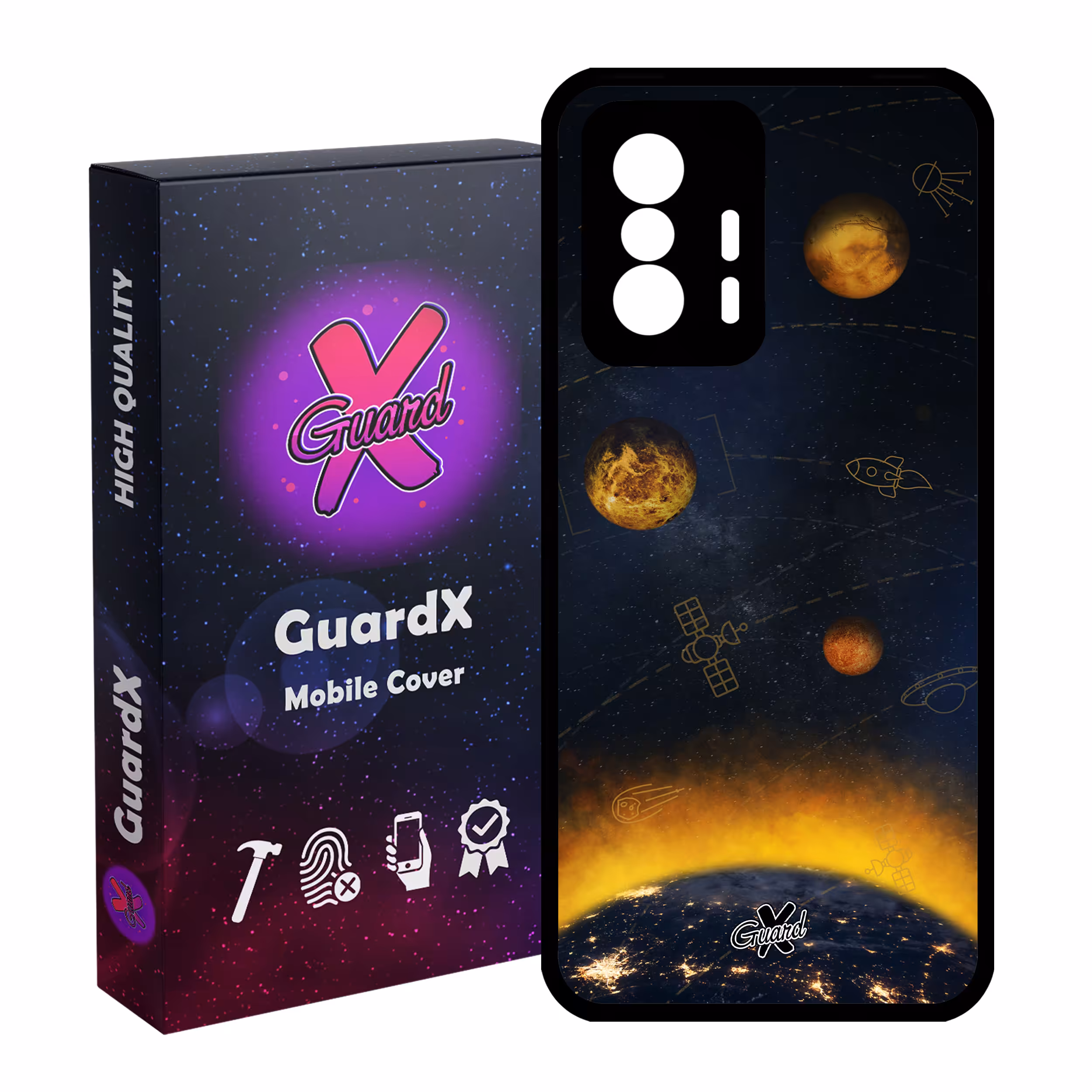 کاور گارد ایکس طرح Galaxy مدل Glass10166 مناسب برای گوشی موبایل شیائومی 11T Pro / 11T