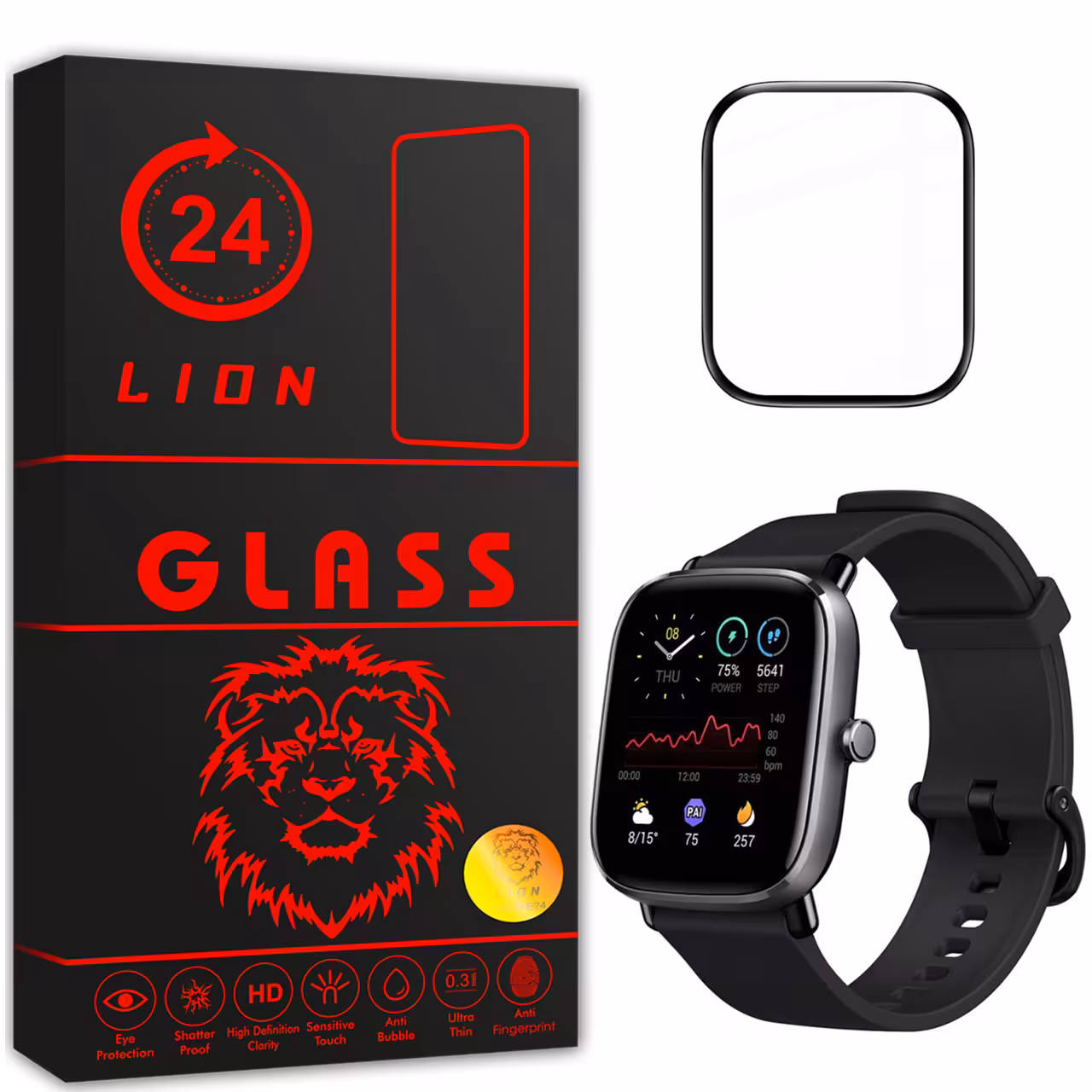 محافظ صفحه نمایش لاین مدل RT007 مناسب برای ساعت هوشمند شیایومی Amazfit GTS 2 Mini