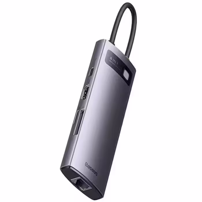 هاب 8 پورت تایپ سی بیسوس Baseus Starjoy 8 Port Type C Hub Adapter WKWG080213