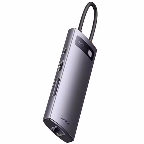 هاب 8 پورت تایپ سی بیسوس Baseus Starjoy 8 Port Type C Hub Adapter WKWG080213